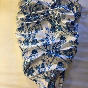 Kenny Flowers Blue Floral One Piece Swimsuit